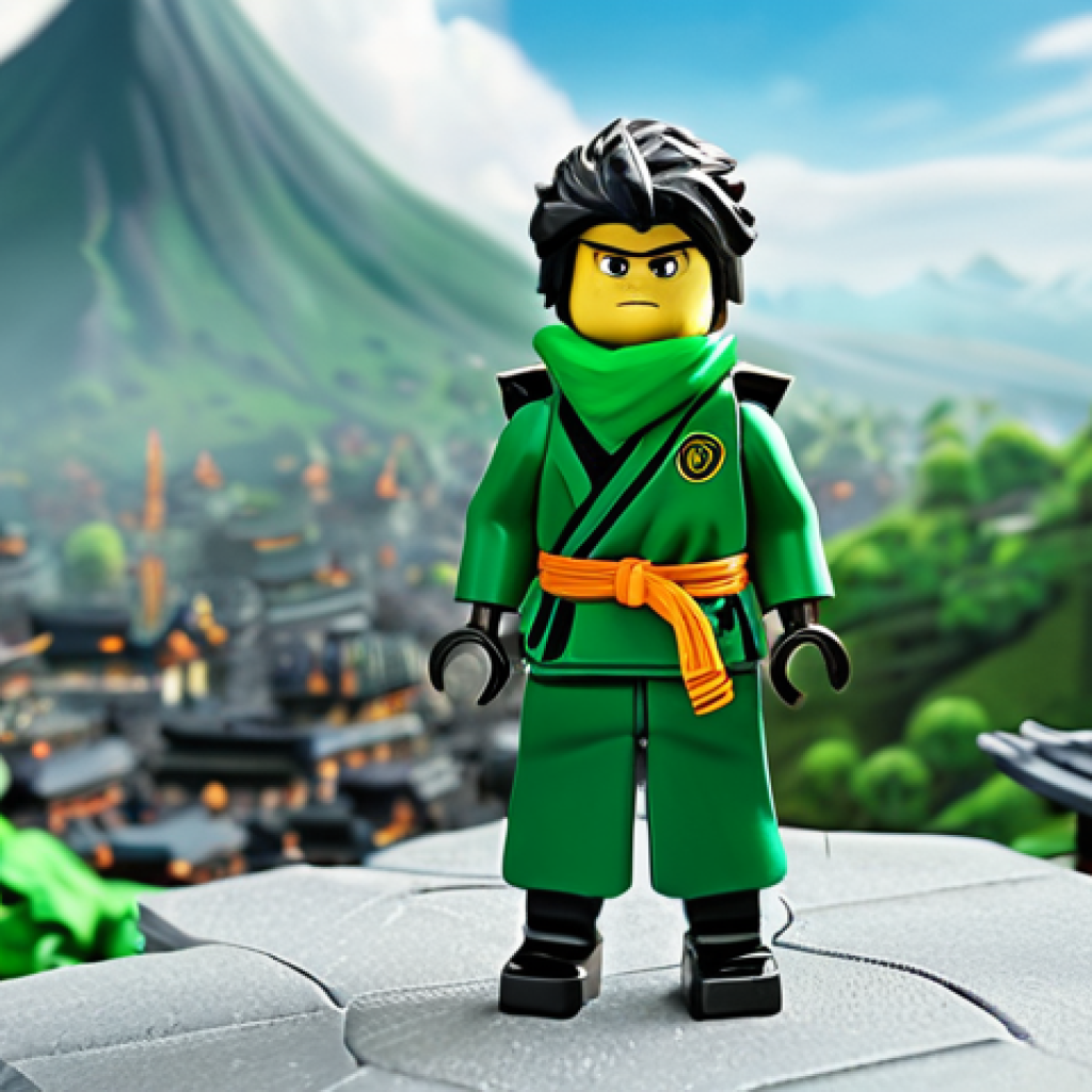 닌자고 닌자들이 극복한 위기 - Lloyd's Leadership Challenge**

"A young, determined Lloyd, the Green Ninja, fully clothed in his ni...