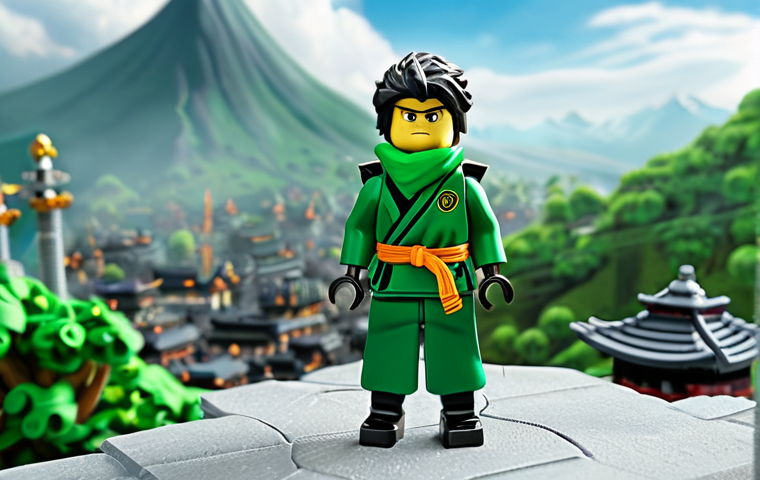 닌자고 닌자들이 극복한 위기 - Lloyd's Leadership Challenge**

"A young, determined Lloyd, the Green Ninja, fully clothed in his ni...