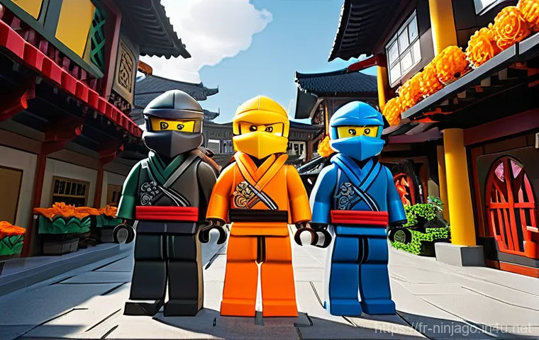 닌자고 시즌 16 예상 내용 - Image Prompt 1: Post-Fusion Diplomatic Endeavors**