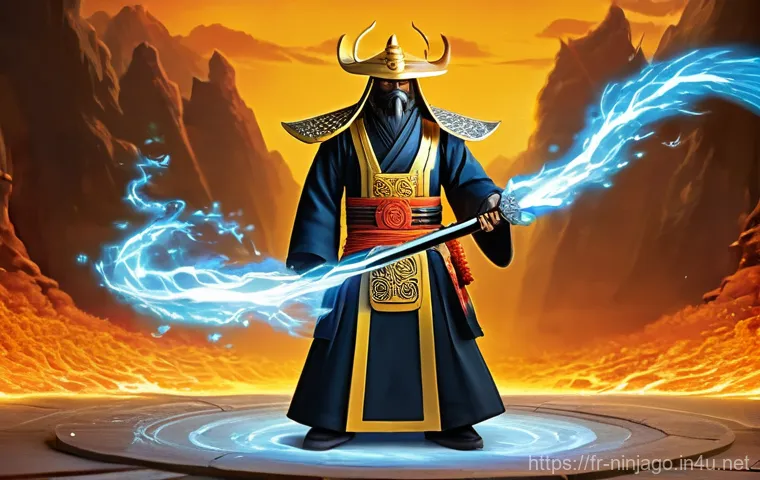 닌자고 우주 배경 스토리 - **Dynamic Ninja Team in High-Tech Ninjago City**:
    A vibrant, action-packed scene featuring the s...